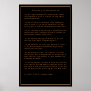 Welche Seite des Zauns - Poster