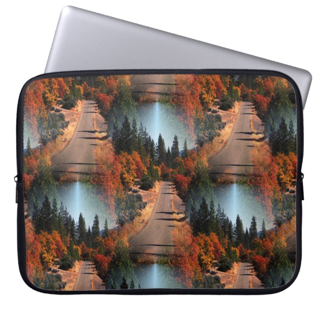 Welche Straße nehme ich?. Laptopschutzhülle (Vorderseite)