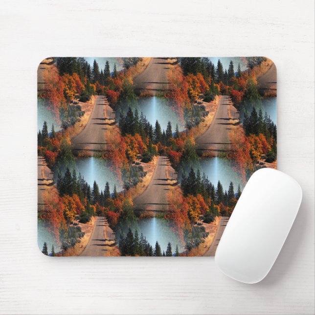 Welche Straße nehme ich?. Mousepad (Mit Mouse)