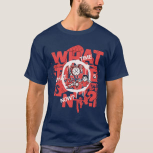 Welche Uhrzeit ist jetzt? Streetwear-Grafik T-Shirt