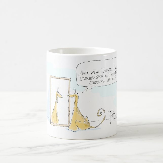 Welche unsterbliche Hand solch ein Geschöpf - Kaffeetasse (Mittel)