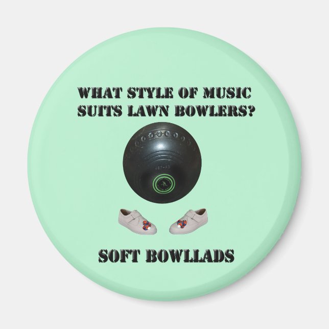 Welchen Musikstil haben Anzug mit Bowlern, Magnet (Vorne)