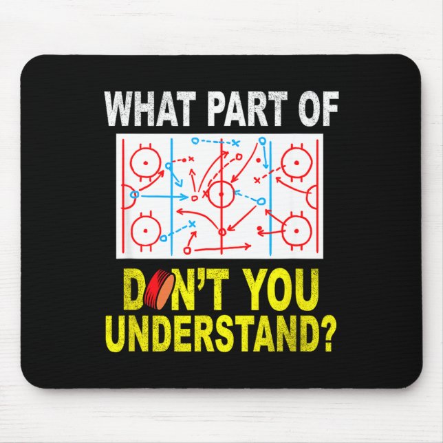 Welchen Teil von dir verstehst du nicht_ Lustiger  Mousepad (Vorne)