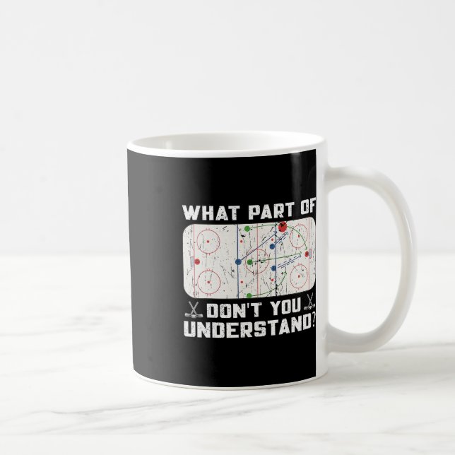Welchen Teil von Don't You Understand Funny Ice Ho Kaffeetasse (Rechts)