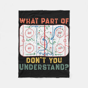 Welchen Teil von Don't You Understand Funny Ice Pl Fleecedecke
