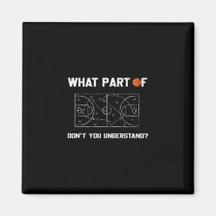 Welchen Teil von Don't You Understand Funny Sketll Magnet