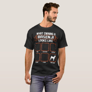 Welcher besitzende Basenji Hund wie lustiges T-Shirt