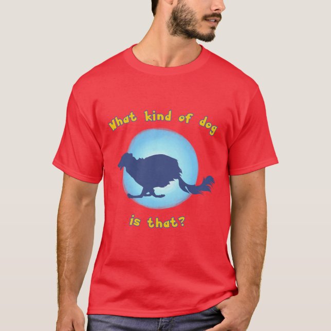 Welcher ein bisschen Hund ist der? (Seidenes T-Shirt (Vorderseite)