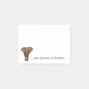 Welcher Elefant im Raum Post-it Klebezettel