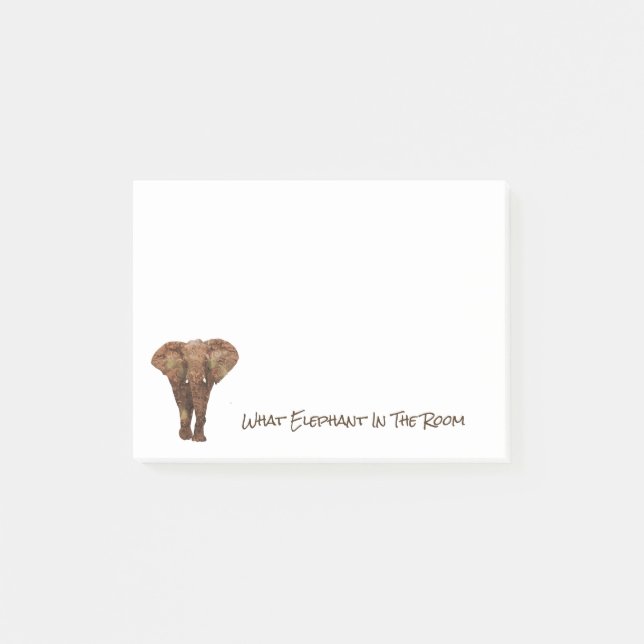 Welcher Elefant im Raum Post-it Klebezettel (Vorderseite)