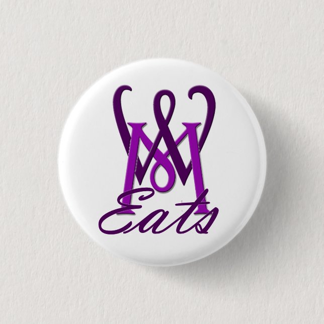 Welcher Micky kleinen Knopf isst Button (Vorderseite)