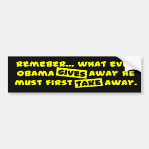 Welcher Obama weg… gibt Autoaufkleber