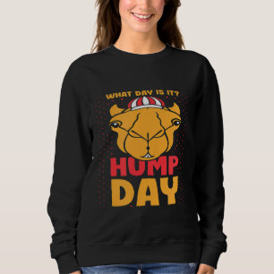 Welcher Tag Ist Es Mittwoch Kamel Retro Mittwoch Sweatshirt
