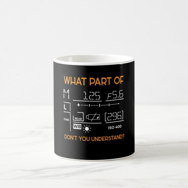 Welcher Teil des Fotografen-Fotos Kaffeetasse (Mittel)