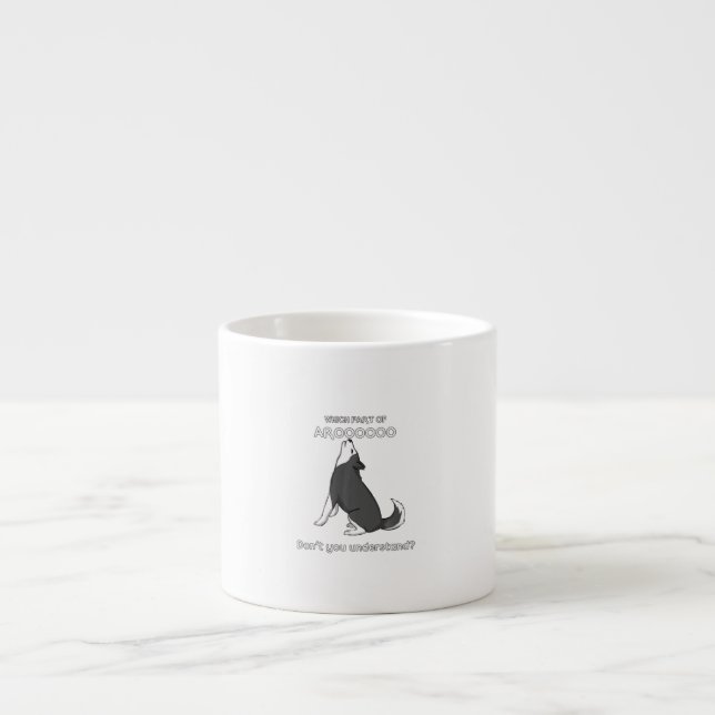 Welcher Teil von Arooo versteht man nicht als Husk Espressotasse (Vorderseite)