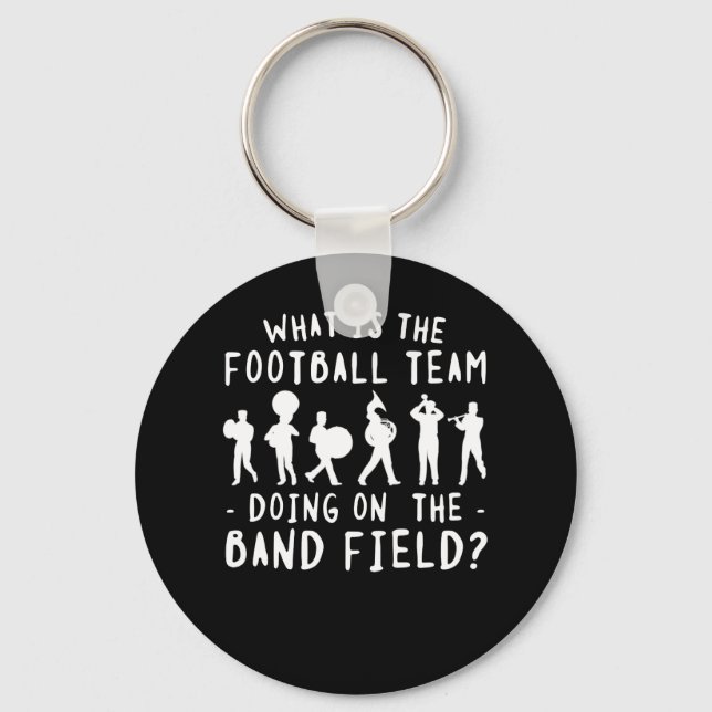 Welches Fußballteam Marching Band macht Schlüsselanhänger (Vorderseite)