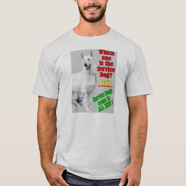 Welches ist der Service-Hund? T-Shirt (Vorderseite)