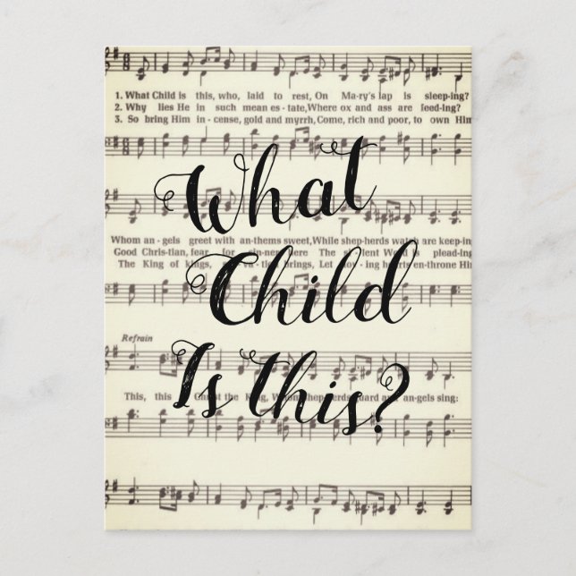 Welches Kind ist das? Postkarte (Vorderseite)