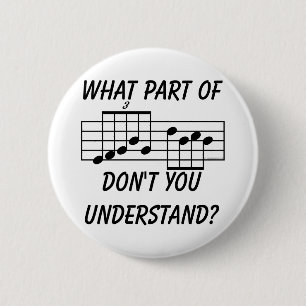 Welches Teil der musikalischen Anmerkung nicht Sie Button