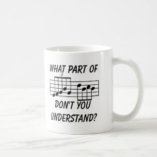 Welches Teil der musikalischen Anmerkung nicht Sie Kaffeetasse