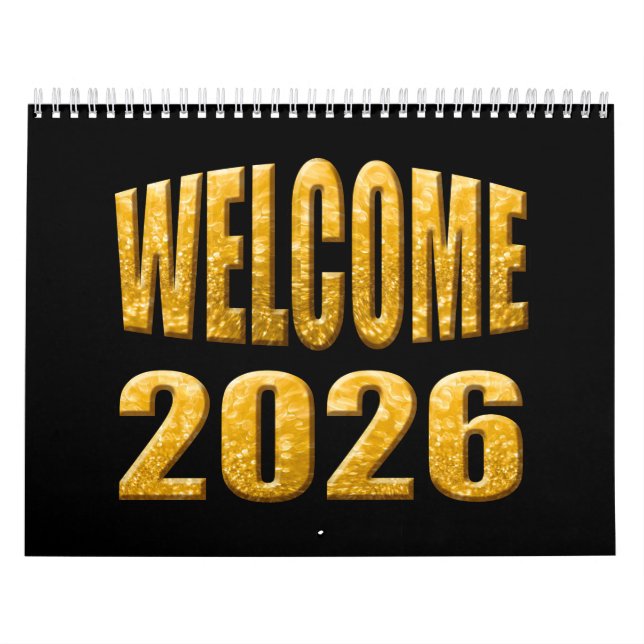 welcome 2026 kalender (Titelbild)