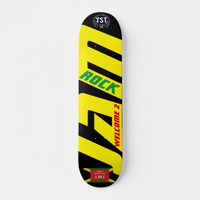 WELCOME 2 JAMROCK  JMT 7 3/4" Skateboard Deck (Vorne)