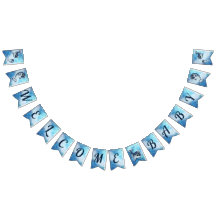 Welcome Baby Narwhal Duschbanner