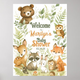 Welcome Baby Shower Baby Animes Poster