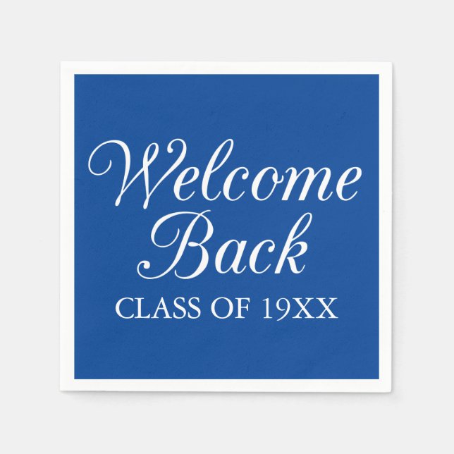 Welcome Back Class Serviette (Vorderseite)