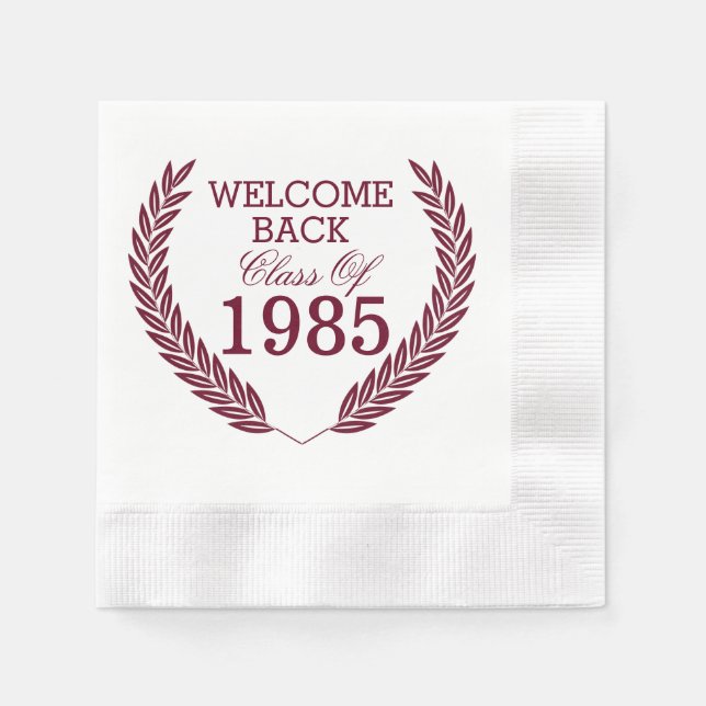Welcome Back Class Serviette (Vorderseite)