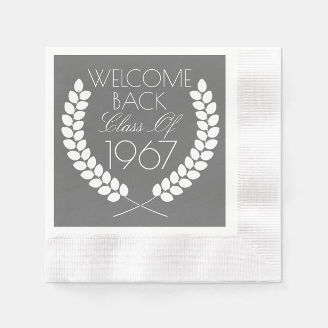 Welcome Back Class Serviette (Vorderseite)