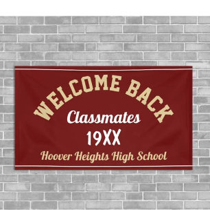 Welcome Back Classmates Class Reunion bannière