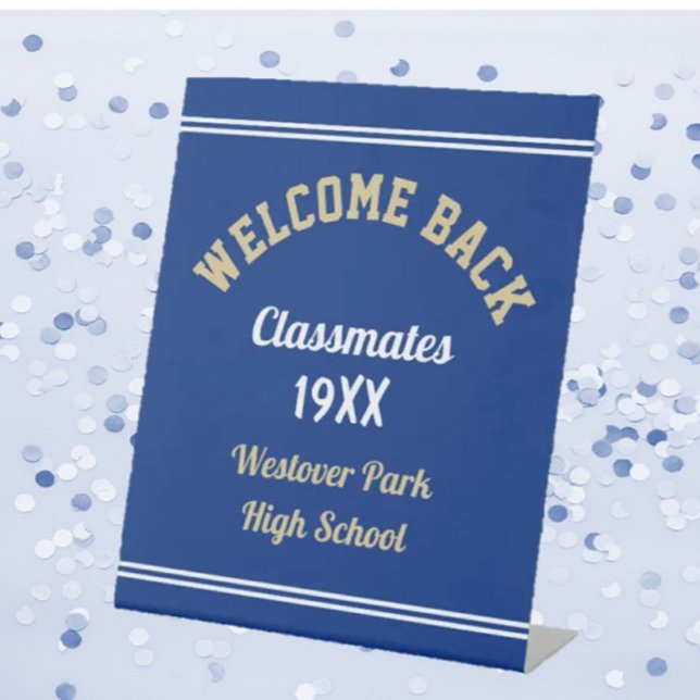 Welcome Back Classmates Class-Wiedersehen Sockelschild (Von Creator hochgeladen)