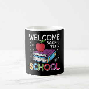Welcome Back School First Grade Lehrer Kinder Crew Kaffeetasse