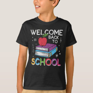 Welcome Back School First Grade Lehrer Kinder Crew T-Shirt