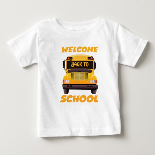 Welcome Back to School Bus Shirt (Vorderseite)