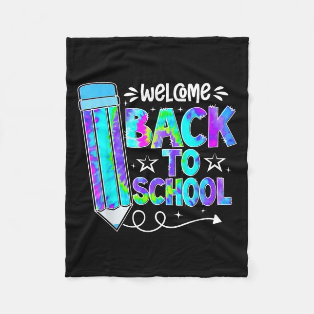 Welcome Back To School Shirts First Day Of School  Fleecedecke (Vorderseite)