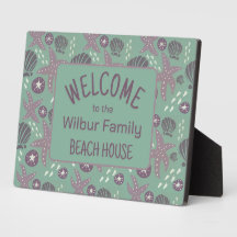 Welcome Beach House Coasting Sign