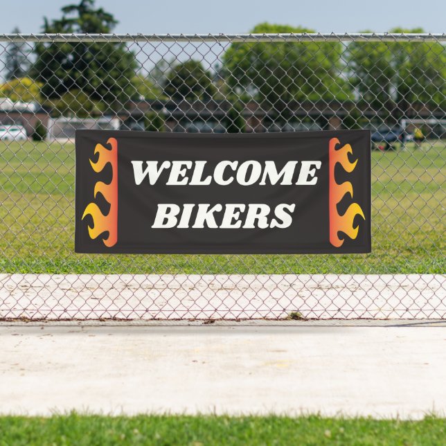 Welcome Biker Motorrad-Veranstaltung Banner (Insitu)