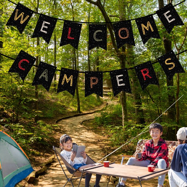 Welcome Campers Bunting Banner (Von Creator hochgeladen)