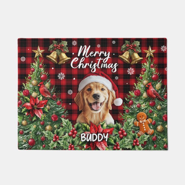 Welcome Christmas Doormat – Festive Holiday Welcom Fußmatte (Vorderseite)