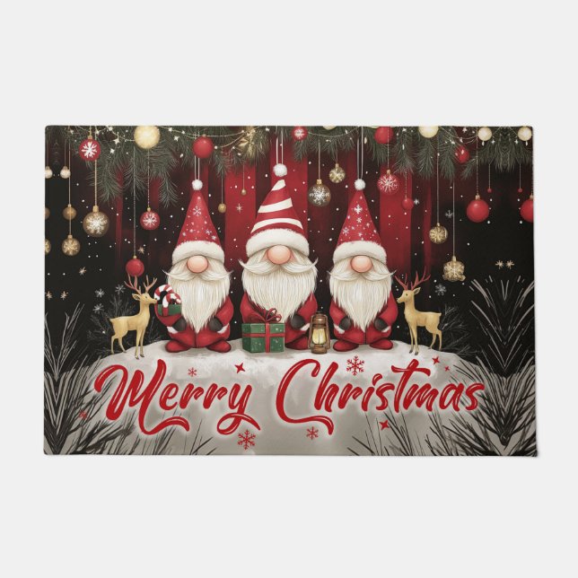 Welcome Christmas Doormat – Festive Holiday Welcom Fußmatte (Vorderseite)