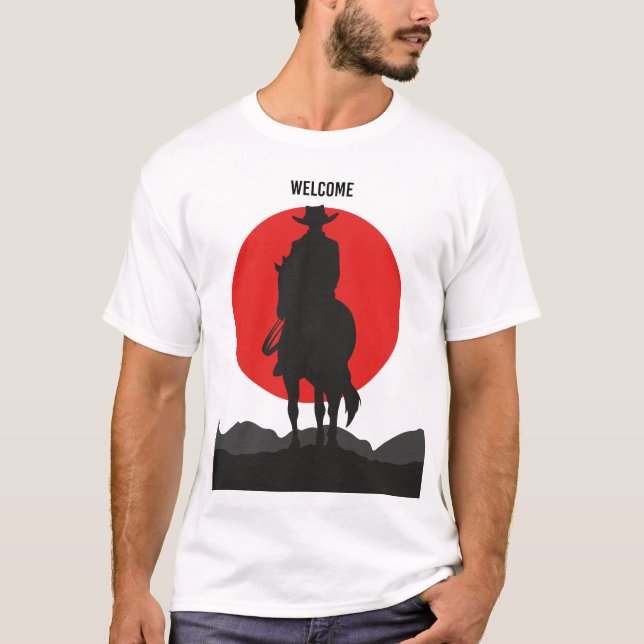 Welcome Cowboy T-Shirt (Vorderseite)