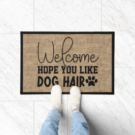 Welcome Dog Lover Sarcastic Funny Doormat Fußmatte