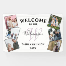 Welcome Family Wiedersehen Foto & Monogram