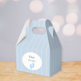 welcome favors,baby shower gathering.,blue square geschenkschachtel