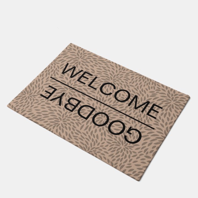 Welcome Gobye Design Fußmatte (Schrägansicht)