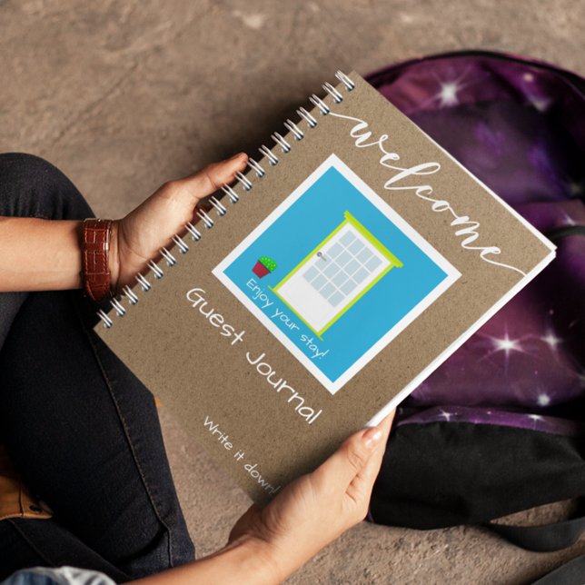 Welcome Holiday Vacation Zuhause Guest Book Journa Notizblock (Von Creator hochgeladen)