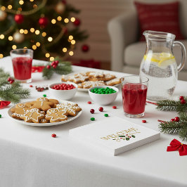 Welcome holly christmas guest  serviette