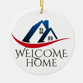 Welcome Home Keramik Ornament